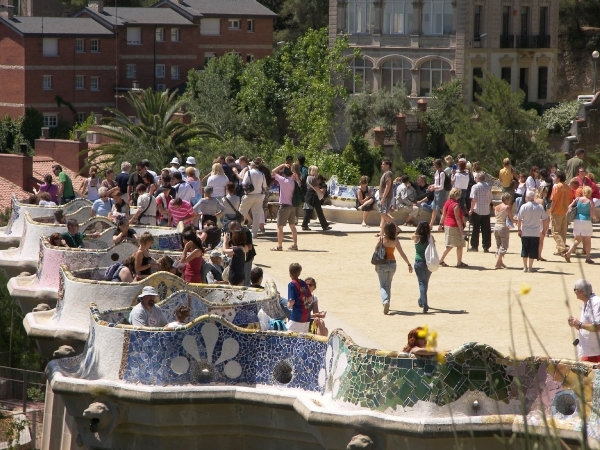 Park Gell door Antonio Gaudi