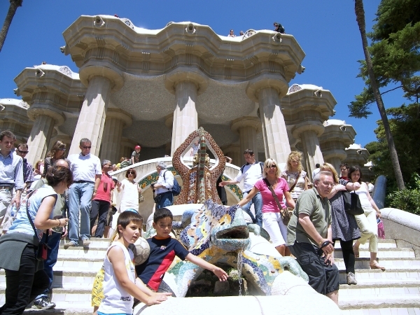 Park Gell door Antonio Gaudi