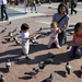 Kinderpret op de Plaza Catalunya