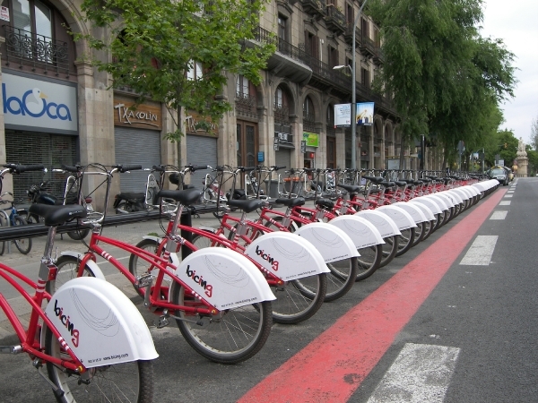 Barcelona verkennen met de fiets