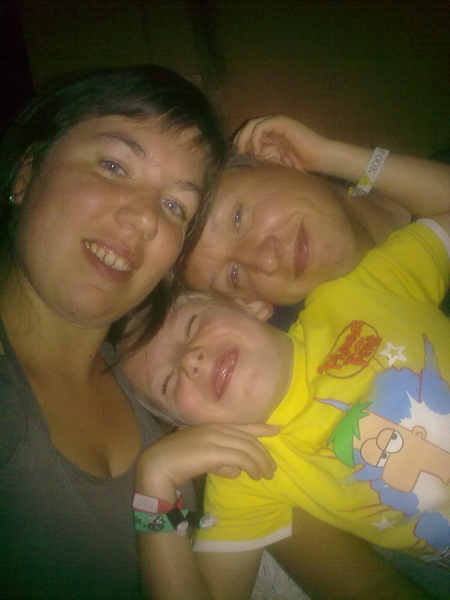 gezellig met z'n drietjes