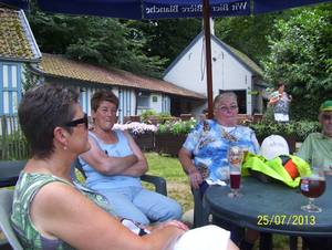 Fietsen naar en wandelen in Roosendael -  25 juli 2013