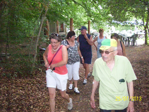 Fietsen naar en wandelen in Roosendael -  25 juli 2013