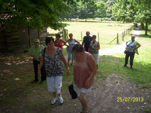 Fietsen naar en wandelen in Roosendael -  25 juli 2013