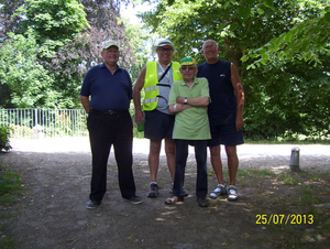 Fietsen naar en wandelen in Roosendael -  25 juli 2013