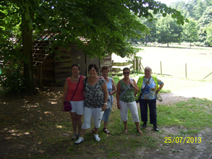 Fietsen naar en wandelen in Roosendael -  25 juli 2013