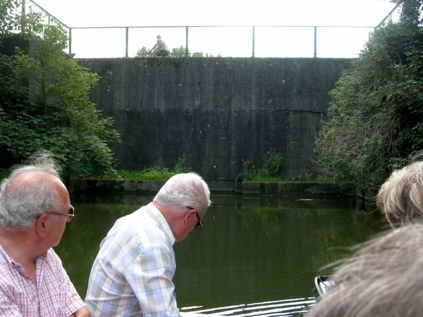 De afsluitende brug tussen Binnen- en Beneden Nete