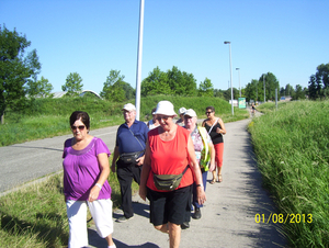 Wandelen langs Nekker - 1 augustus 2013