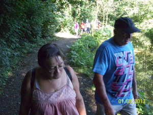 Wandelen langs Nekker - 1 augustus 2013