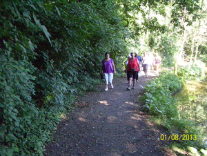 Wandelen langs Nekker - 1 augustus 2013