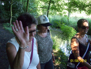 Wandelen langs Nekker - 1 augustus 2013