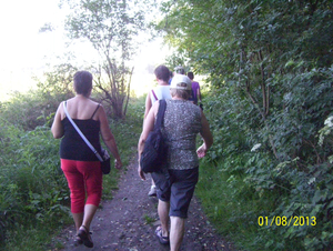 Wandelen langs Nekker - 1 augustus 2013