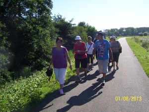 Wandelen langs Nekker - 1 augustus 2013