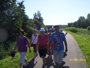 Wandelen langs Nekker - 1 augustus 2013