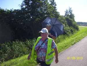 Wandelen langs Nekker - 1 augustus 2013