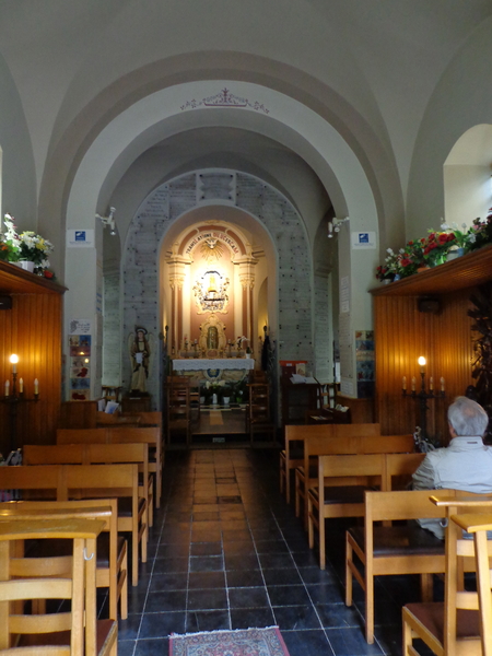 Binnen in de Kapel