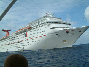 het schip waar we op zaten