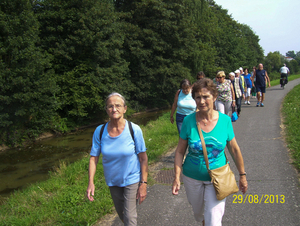 Wandeling langs Vrouwvliet - 29 augustus 2013