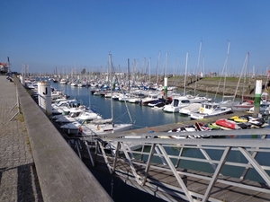 De jachthaven van Nieuwpoort