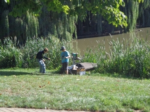 Hengelen in de Ieperse Stadsgrachten