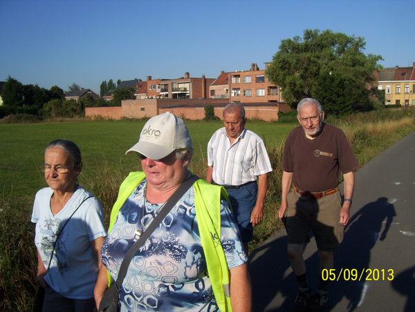 Wandeling naar Mechelen - 5 september 2013