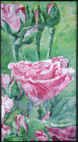 Rozen Acryl schilderij