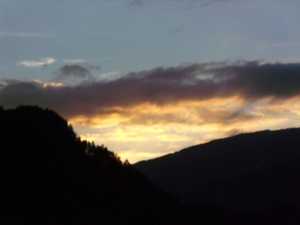 Zonsondergang Wilderswil