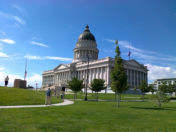 Capitool in Salt Lake City hoofdstad van Utah