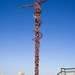 3b  Mount Nebo _Bronzen gedenkteken  Het symboliseert de slang di