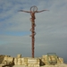 3b  Mount Nebo _Bronzen gedenkteken  Het symboliseert de slang di