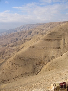 3bc Wadi Mujib, bij de grand canyon van Jordanie