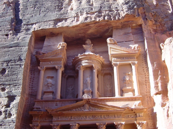 4  Petra  _schatkamer van de farao of Al khazneh, waarschijnlijk 