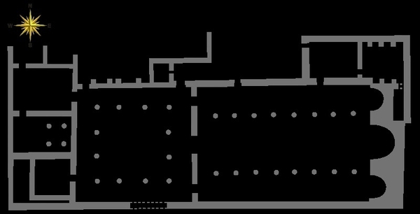 4  Petra _Byzantijnse kerk _grondplan