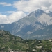 Zicht op berglandschap rond Sion.