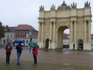 Aankomst in Potsdam...Regen !