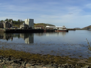 Lochinver, vertrek van de River Inver wandeling