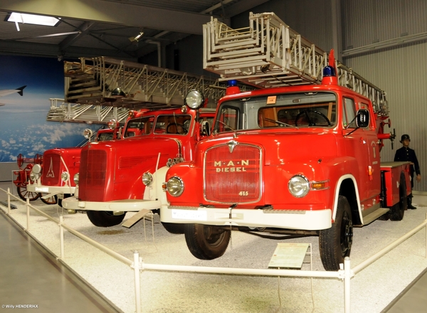 LADDERWAGENS 'MAN-MERCEDES-MAGIRUS' SPEYER Museum 20160820