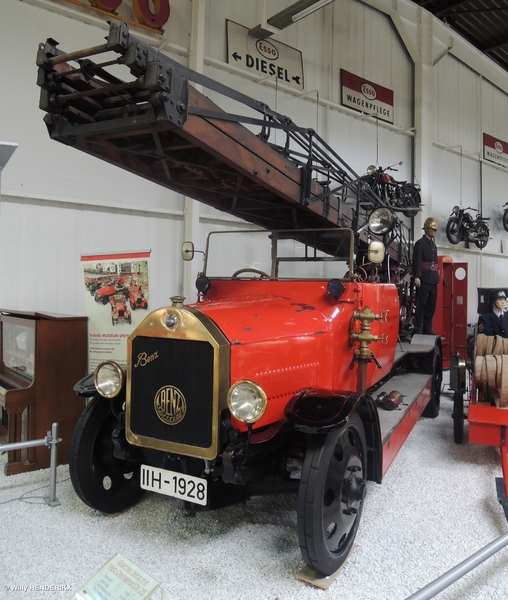 BENZ  Autoladder - SINSHEIM Museum 20160821 (1)