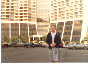 aan het Hilton hotel in Atlanta