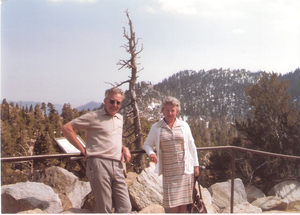 hoogste punt op de berg in Palmsprings