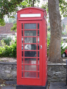 Zuid-Wales  2011 een oude telefooncabine