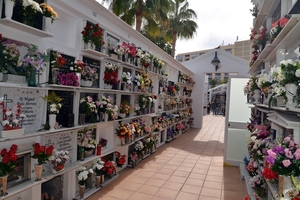 595 Màlaga - wandeling naarTorremolinos centrum - kerkhof  3.11.