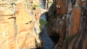 DE BLIJDE RIVIER CANYON WORDT HIER GEVORMD