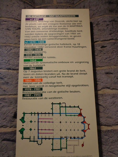 Geschiedenis en plattegrond van de kerk