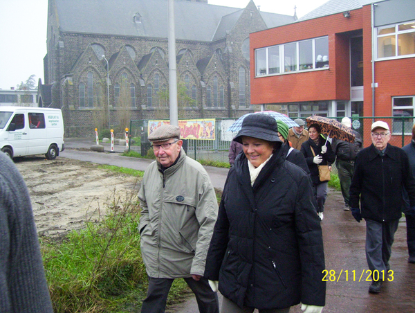 Wandeling naar Mechelse Kruidtuin - 28 november 2013