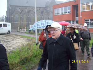 Wandeling naar Mechelse Kruidtuin - 28 november 2013