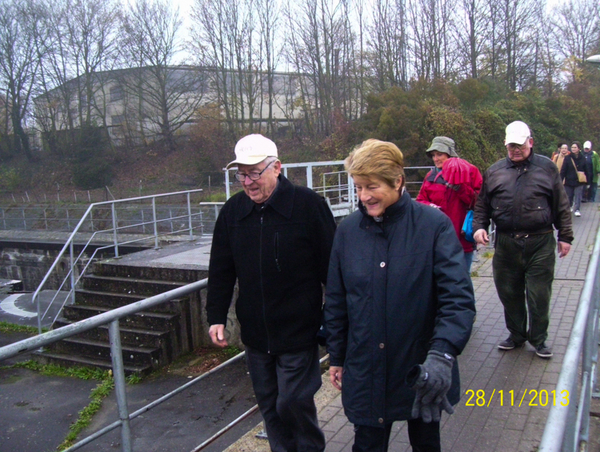 Wandeling naar Mechelse Kruidtuin - 28 november 2013