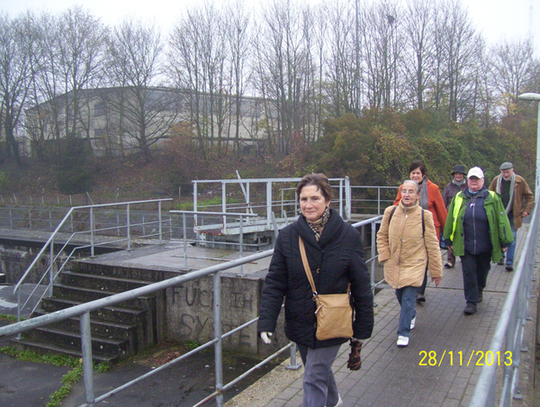 Wandeling naar Mechelse Kruidtuin - 28 november 2013