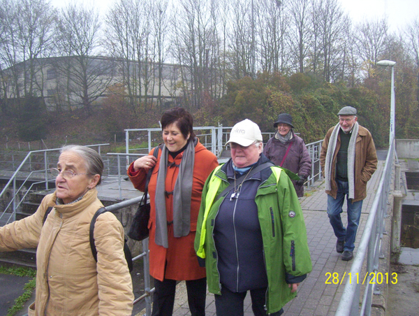 Wandeling naar Mechelse Kruidtuin - 28 november 2013