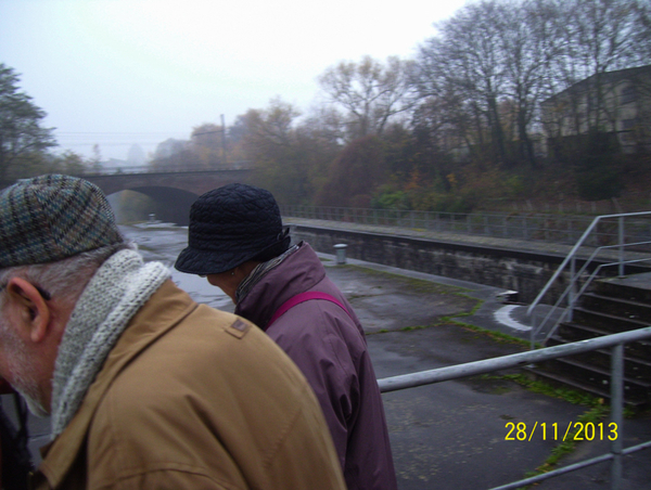 Wandeling naar Mechelse Kruidtuin - 28 november 2013